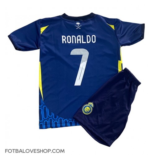 Al-Nassr Cristiano Ronaldo #7 Dětské Venkovní Dres 2024-25 Krátký Rukáv (+ trenýrky)