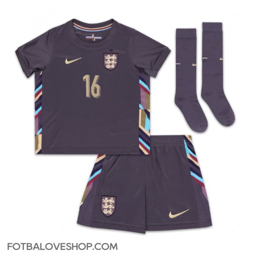 Anglie Conor Gallagher #16 Dětské Venkovní Dres ME 2024 Krátký Rukáv (+ trenýrky)