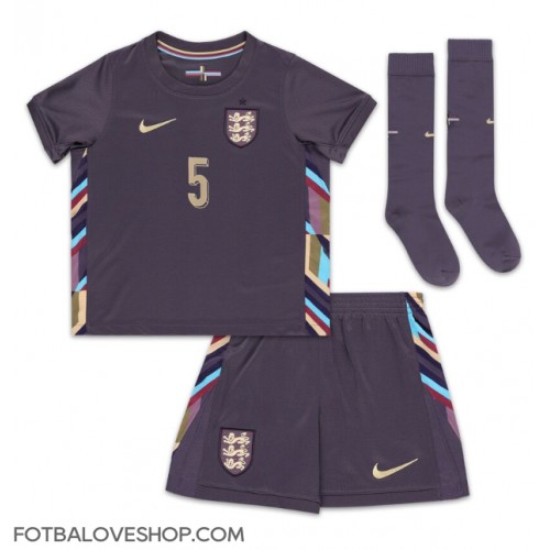 Anglie John Stones #5 Dětské Venkovní Dres ME 2024 Krátký Rukáv (+ trenýrky)