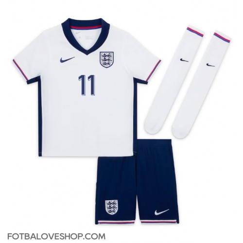 Anglie Phil Foden #11 Dětské Domácí Dres ME 2024 Krátký Rukáv (+ trenýrky)