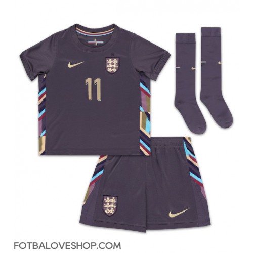 Anglie Phil Foden #11 Dětské Venkovní Dres ME 2024 Krátký Rukáv (+ trenýrky)