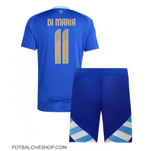 Argentina Angel Di Maria #11 Dětské Venkovní Dres Copa America 2024 Krátký Rukáv (+ trenýrky)