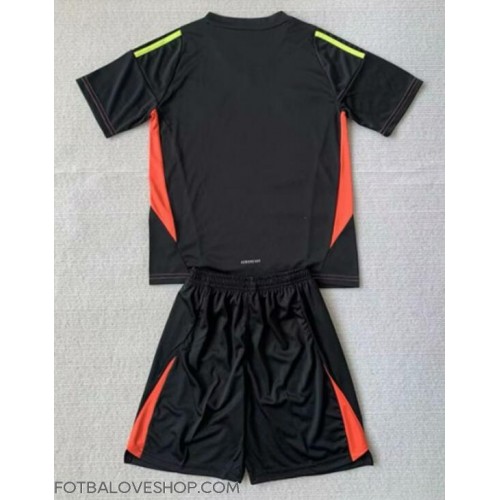 Argentina Brankářské Dětské Domácí Dres Copa America 2024 Krátký Rukáv (+ trenýrky)