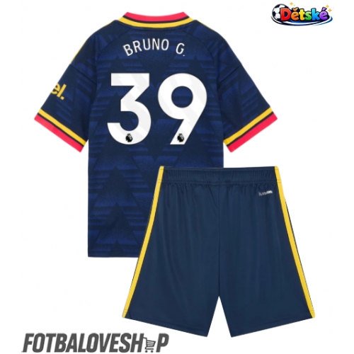Arsenal Bruno Guimaraes #39 Dětské Venkovní Dres 2026-27 Krátký Rukáv (+ trenýrky)