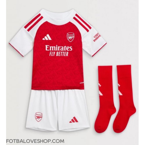 Arsenal Bukayo Saka #7 Dětské Domácí Dres 2025-26 Krátký Rukáv (+ trenýrky)