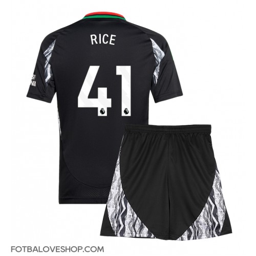 Arsenal Declan Rice #41 Dětské Venkovní Dres 2024-25 Krátký Rukáv (+ trenýrky)