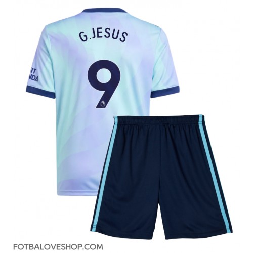Arsenal Gabriel Jesus #9 Dětské Alternativní Dres 2024-25 Krátký Rukáv (+ trenýrky)