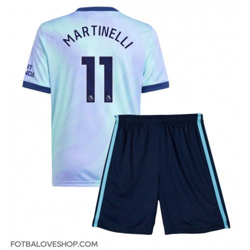 Arsenal Gabriel Martinelli #11 Dětské Alternativní Dres 2024-25 Krátký Rukáv (+ trenýrky)
