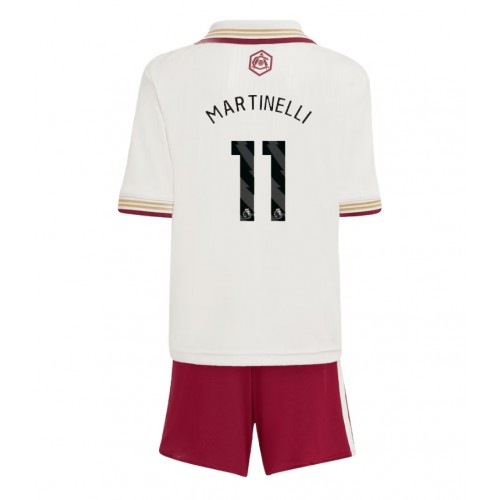 Arsenal Gabriel Martinelli #11 Dětské Alternativní Dres 2025-26 Krátký Rukáv (+ trenýrky)