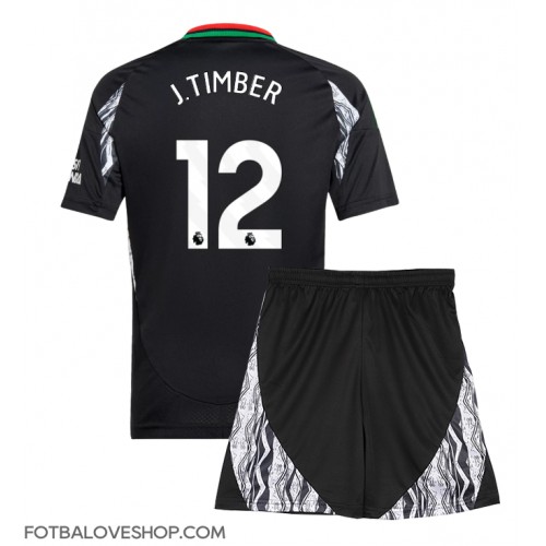 Arsenal Jurrien Timber #12 Dětské Venkovní Dres 2024-25 Krátký Rukáv (+ trenýrky)