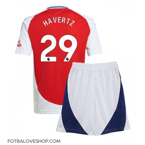 Arsenal Kai Havertz #29 Dětské Domácí Dres 2024-25 Krátký Rukáv (+ trenýrky)