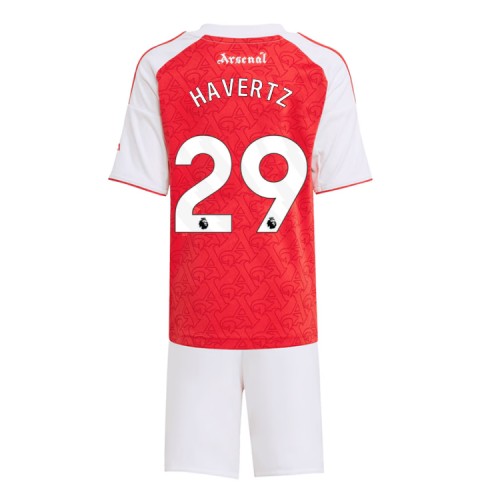 Arsenal Kai Havertz #29 Dětské Domácí Dres 2025-26 Krátký Rukáv (+ trenýrky)