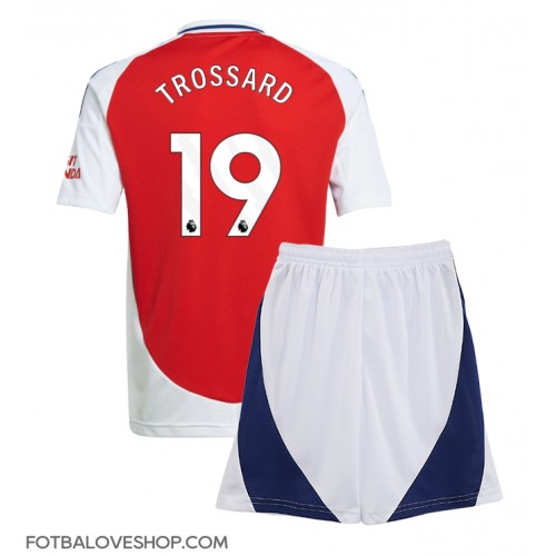 Arsenal Leandro Trossard #19 Dětské Domácí Dres 2024-25 Krátký Rukáv (+ trenýrky)