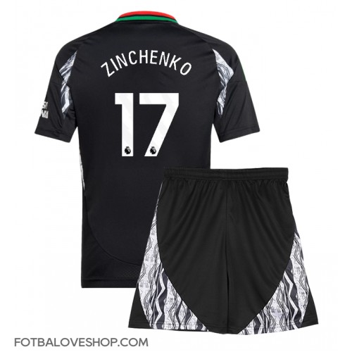 Arsenal Oleksandr Zinchenko #17 Dětské Venkovní Dres 2024-25 Krátký Rukáv (+ trenýrky)