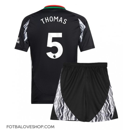 Arsenal Thomas Partey #5 Dětské Venkovní Dres 2024-25 Krátký Rukáv (+ trenýrky)