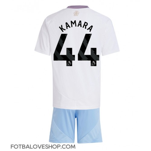 Aston Villa Boubacar Kamara #44 Dětské Venkovní Dres 2024-25 Krátký Rukáv (+ trenýrky)