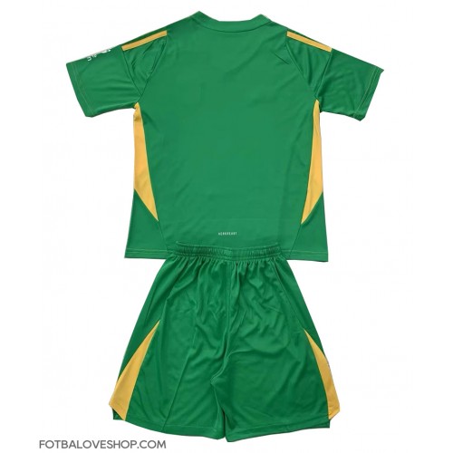 Aston Villa Brankářské Dětské Domácí Dres 2024-25 Krátký Rukáv (+ trenýrky)