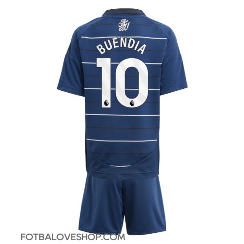 Aston Villa Emiliano Buendia #10 Dětské Alternativní Dres 2024-25 Krátký Rukáv (+ trenýrky)