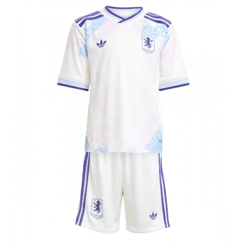 Aston Villa Emiliano Buendia #10 Dětské Alternativní Dres 2025-26 Krátký Rukáv (+ trenýrky)