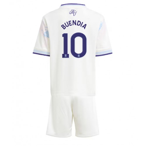Aston Villa Emiliano Buendia #10 Dětské Alternativní Dres 2025-26 Krátký Rukáv (+ trenýrky)