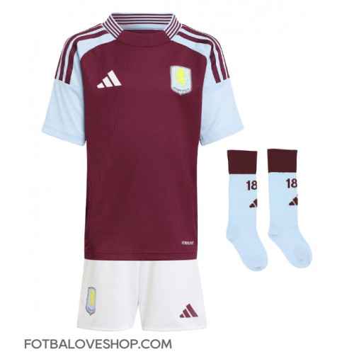 Aston Villa Emiliano Buendia #10 Dětské Domácí Dres 2024-25 Krátký Rukáv (+ trenýrky)