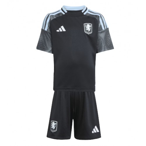 Aston Villa Harvey Elliott #9 Dětské Venkovní Dres 2025-26 Krátký Rukáv (+ trenýrky)