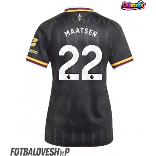 Aston Villa Ian Maatsen #22 Dámské Venkovní Dres 2026-27 Krátký Rukáv