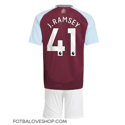 Aston Villa Jacob Ramsey #41 Dětské Domácí Dres 2024-25 Krátký Rukáv (+ trenýrky)