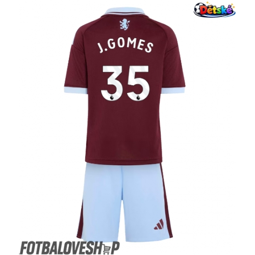 Aston Villa Joao Gomes #35 Dětské Domácí Dres 2026-27 Krátký Rukáv (+ trenýrky)