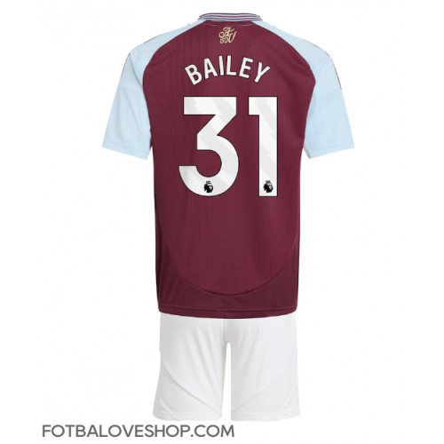 Aston Villa Leon Bailey #31 Dětské Domácí Dres 2024-25 Krátký Rukáv (+ trenýrky)