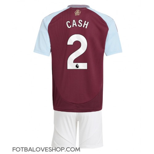 Aston Villa Matty Cash #2 Dětské Domácí Dres 2024-25 Krátký Rukáv (+ trenýrky)