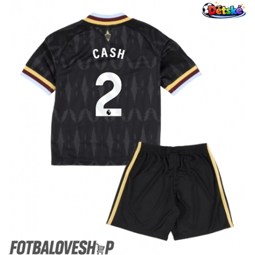 Aston Villa Matty Cash #2 Dětské Venkovní Dres 2026-27 Krátký Rukáv (+ trenýrky)