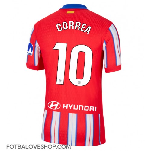 Atletico Madrid Angel Correa #10 Domácí Dres 2024-25 Krátký Rukáv