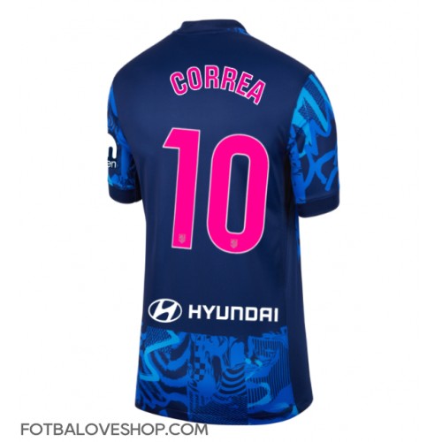Atletico Madrid Angel Correa #10 Dámské Alternativní Dres 2024-25 Krátký Rukáv