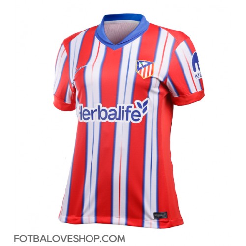 Atletico Madrid Angel Correa #10 Dámské Domácí Dres 2024-25 Krátký Rukáv