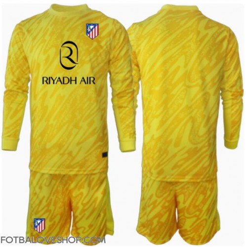 Atletico Madrid Brankářské Dětské Alternativní Dres 2024-25 Dlouhý Rukáv (+ trenýrky)