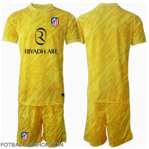 Atletico Madrid Brankářské Dětské Alternativní Dres 2024-25 Krátký Rukáv (+ trenýrky)
