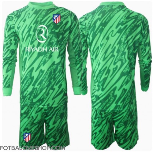 Atletico Madrid Brankářské Dětské Venkovní Dres 2024-25 Dlouhý Rukáv (+ trenýrky)