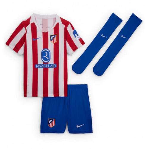 Atletico Madrid Giacomo Raspadori #22 Dětské Domácí Dres 2025-26 Krátký Rukáv (+ trenýrky)