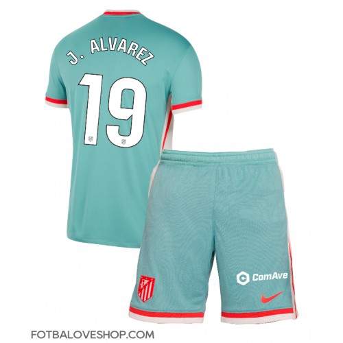 Atletico Madrid Julian Alvarez #19 Dětské Venkovní Dres 2024-25 Krátký Rukáv (+ trenýrky)