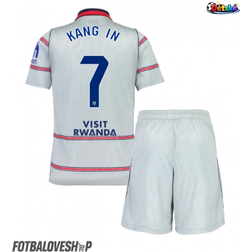 Atletico Madrid Lee Kang-in #7 Dětské Alternativní Dres 2026-27 Krátký Rukáv (+ trenýrky)