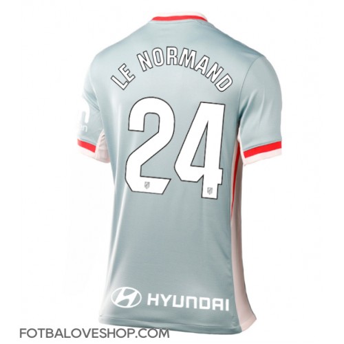 Atletico Madrid Robin Le Normand #24 Dámské Venkovní Dres 2024-25 Krátký Rukáv