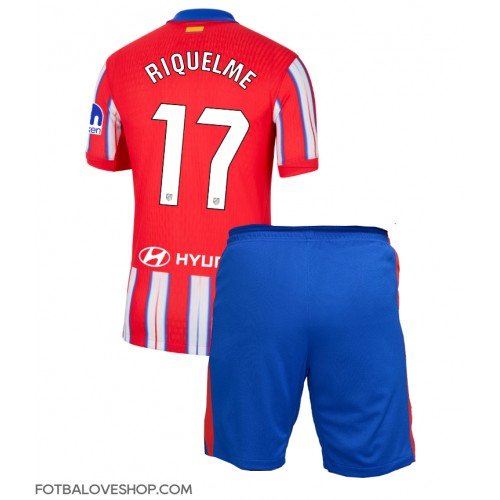 Atletico Madrid Rodrigo Riquelme #17 Dětské Domácí Dres 2024-25 Krátký Rukáv (+ trenýrky)