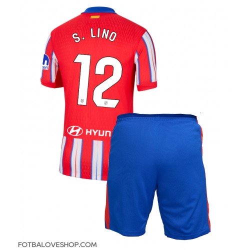 Atletico Madrid Samuel Lino #12 Dětské Domácí Dres 2024-25 Krátký Rukáv (+ trenýrky)