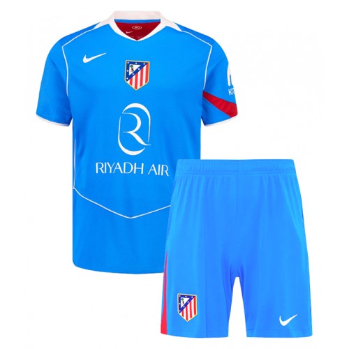 Atletico Madrid Thiago Almada #11 Dětské Alternativní Dres 2025-26 Krátký Rukáv (+ trenýrky)