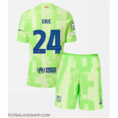 Barcelona Eric Garcia #24 Dětské Alternativní Dres 2024-25 Krátký Rukáv (+ trenýrky)