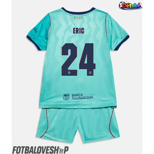 Barcelona Eric Garcia #24 Dětské Alternativní Dres 2026-27 Krátký Rukáv (+ trenýrky)