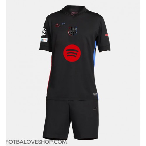Barcelona Frenkie de Jong #21 Dětské Venkovní Dres 2024-25 Krátký Rukáv (+ trenýrky)