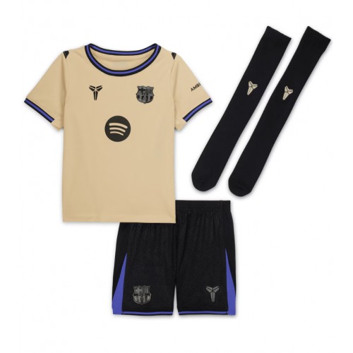 Barcelona Lamine Yamal #10 Dětské Venkovní Dres 2025-26 Krátký Rukáv (+ trenýrky)