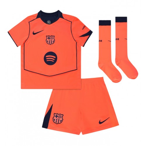 Barcelona Pau Cubarsi #5 Dětské Alternativní Dres 2025-26 Krátký Rukáv (+ trenýrky)